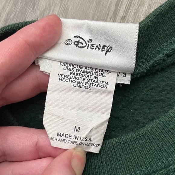 Disney Vtg MGM Studios Osborne Spectacle of Lights 2000 Sweatshirt YOUTH MED - Picture 5 of 7